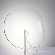 Custom curve irregular shape soda lime glass panel